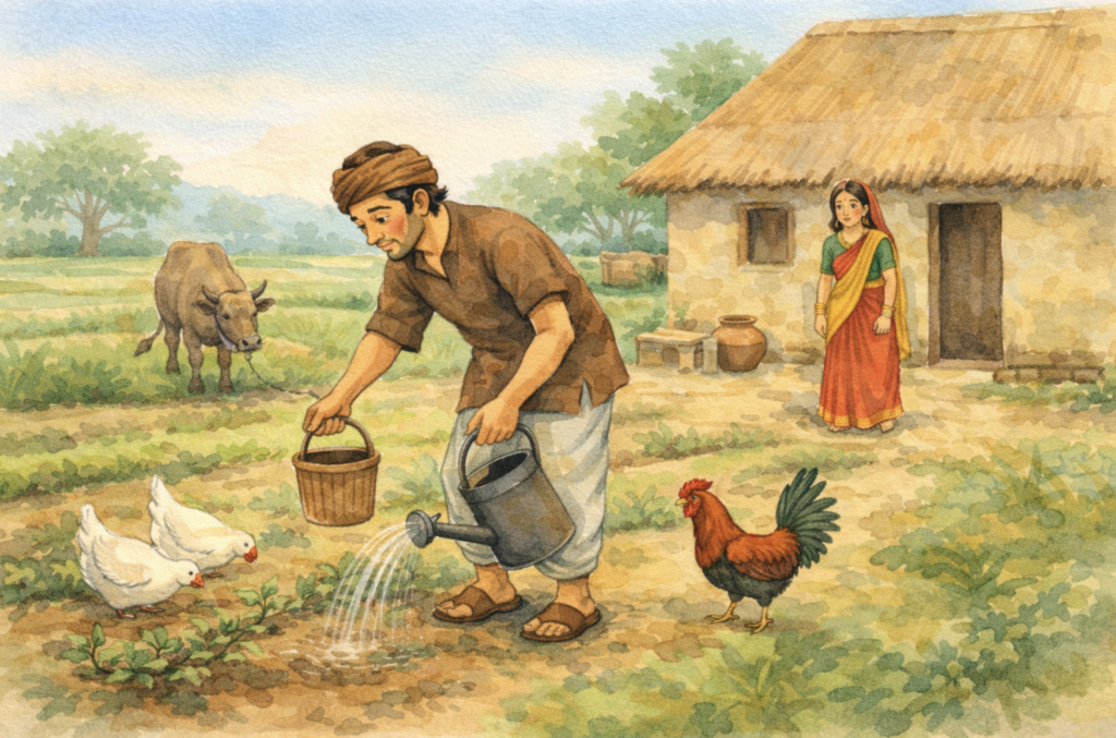 The Goose That Laid the Golden Eggs Story in English