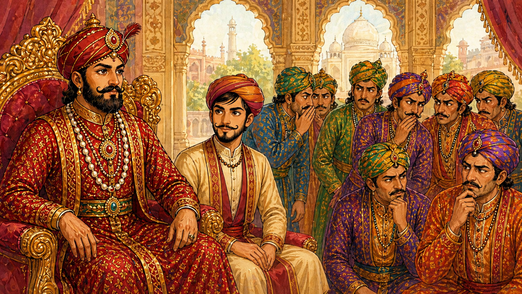Akbar Birbal Court Scene Str4