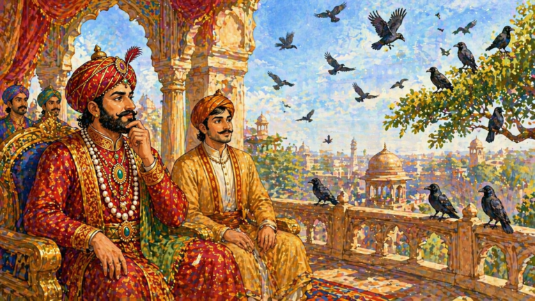 Akbar Observing the Crows