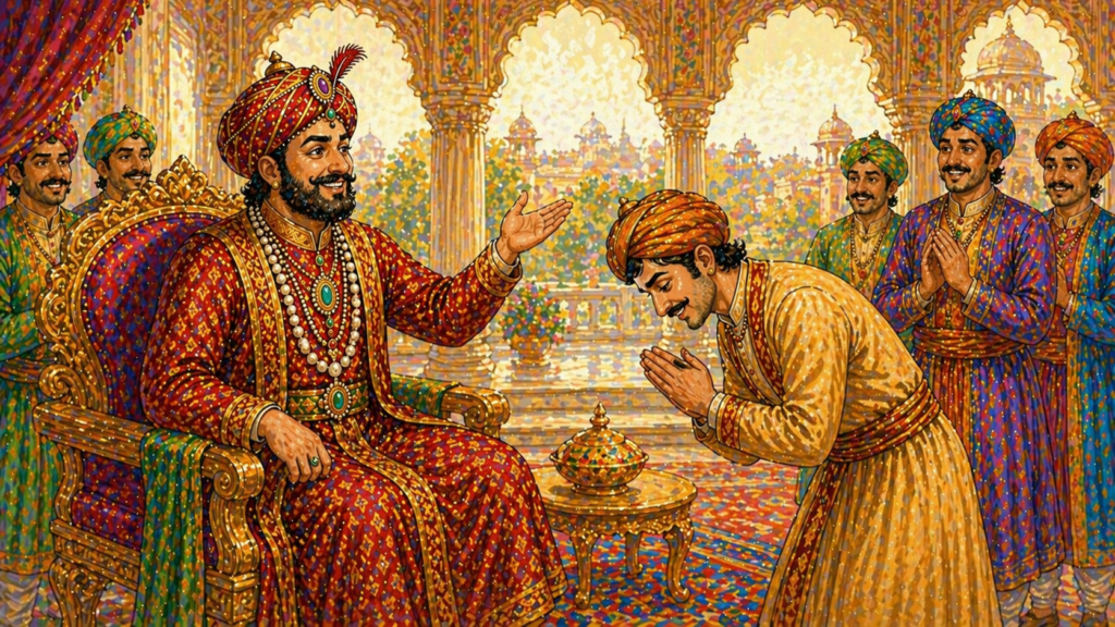 Akbar Praises Birbal