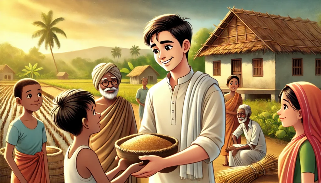 Ramu helping poor people