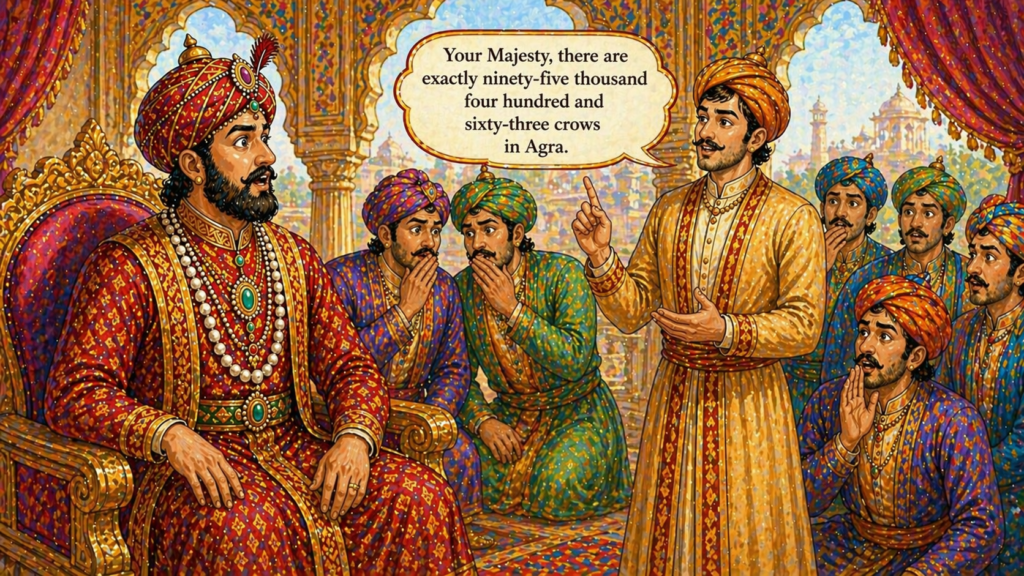 Birbal Gives the Exact Answer to Akbar